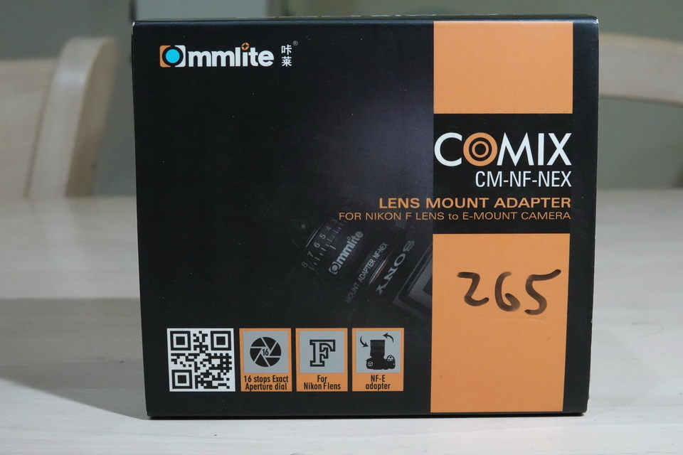 Commlite NF-NEX 接環-外盒