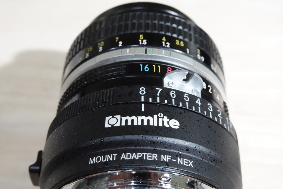 Commlite NF-NEX 接環 & Nikkor鏡頭- 小光圈