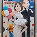 2003024客製化結婚證書 手工卡片 紙雕卡片*Q版人像/訂購詢問請來信moonlovehui@yahoo.com.tw