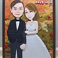 2003023客製化結婚證書 手工卡片 紙雕卡片*Q版人像/訂購詢問請來信moonlovehui@yahoo.com.tw