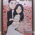 2008191客製化結婚證書 手工卡片 紙雕卡片*Q版人像/訂購詢問請來信moonlovehui@yahoo.com.tw