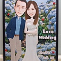 2008193客製化結婚證書 手工卡片 紙雕卡片*Q版人像/訂購詢問請來信moonlovehui@yahoo.com.tw