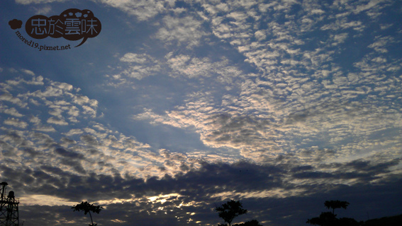 美麗的天空和雲