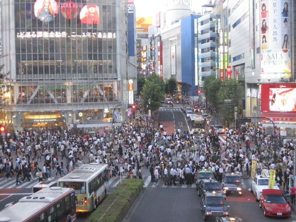 渋谷的交差點真的很恐怖