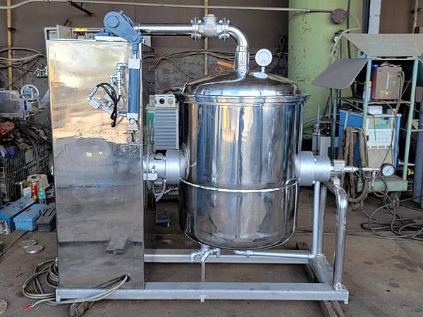 蒸氣攪拌鍋,加熱攪拌機,容量300L,日本進大竹食品機械製作所