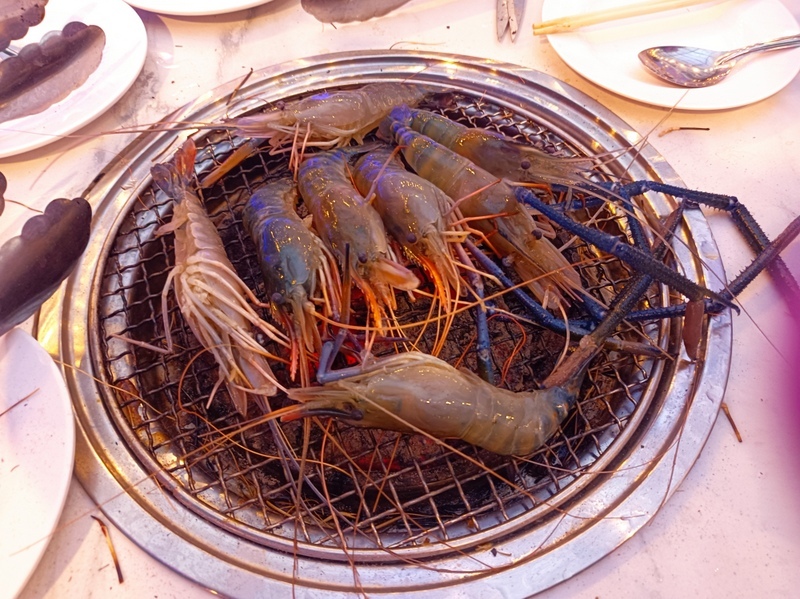 <遊記-泰國-曼谷>499泰銖活水流蝦海鮮不限時無限量吃到飽
