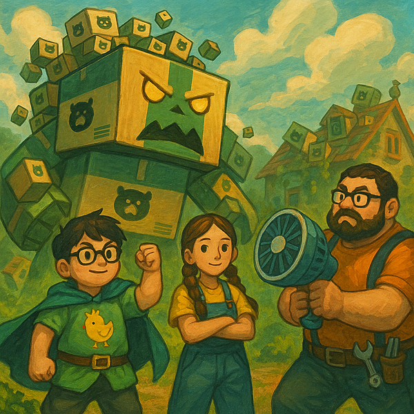 AI週記｜Maru 的奇幻冒險--紙箱世界的十日挑戰（一）｜