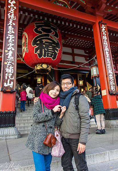 『日本自由行』東京 聖誕節 五天四夜 淺草寺 雷門 仲見世通 大黑家