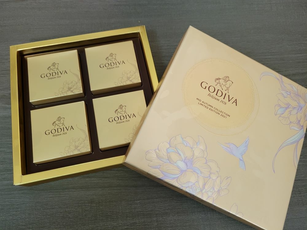 台中美食║西屯║GODIVA 2021巧克力中秋月餅