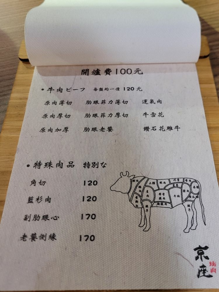 彰化美食║京座燒肉║一個人也能享用的高質感燒肉