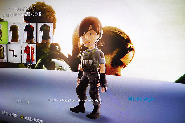 xbox虛擬人偶配件-bio hazard系列02 xbox虛擬人偶配件-bio hazard系列02