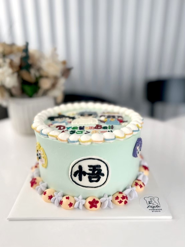 台南客製化蛋糕｜七龍珠阿拉蕾一起慶生｜好特別的生日蛋糕｜莉莉