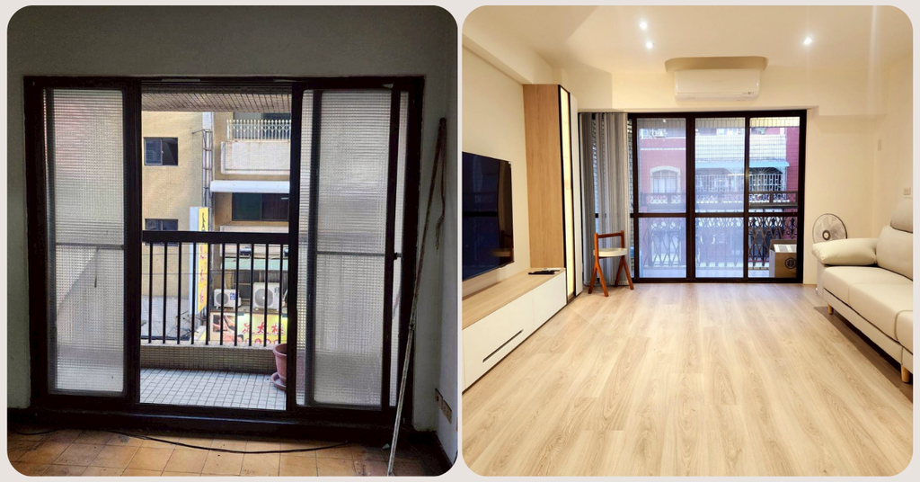 高雄老屋翻新推薦│韻森室內設計│打造暖心米色調平層退休宅│舒