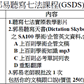 郭易聽寫七法課程