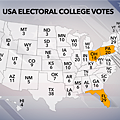 2016 USA Electoral Votes