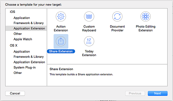 新增Target share Extension