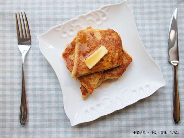 醫治之地 無麵粉 無糖 花生醬西多士 法式吐司 Low Carb Peanut Butter French Toast 小貓伊藍 痞客邦