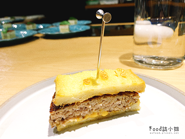 鐵 F.f Teppanyaki 鐵板燒餐點介紹～漢堡排三明治