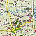 上海主要旅遊景點分佈圖2-10