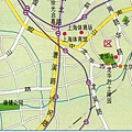 上海主要旅遊景點分佈圖2-17