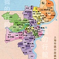 上海「市區」行政區劃圖