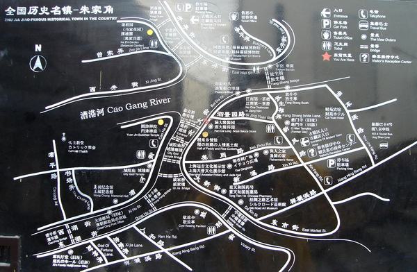 最正確的朱家角內部地圖