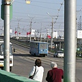 俄羅斯 Safonovo 車站前的路面電車