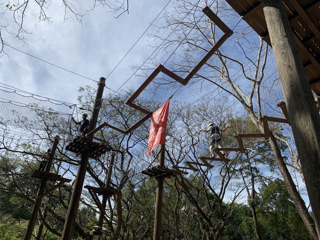 【南投泰雅渡假村】南投國姓原住民部落體驗：高空繩索挑戰、天空