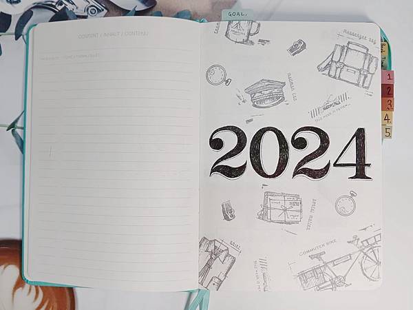 2024子彈筆記Bullet Journal Setting