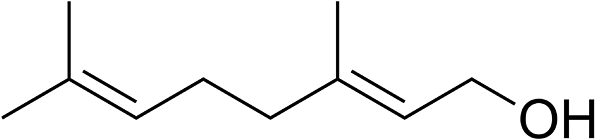 Geraniol_structure