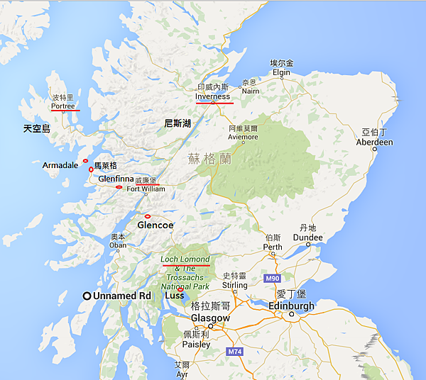 蘇格蘭高地各點 威廉堡 地圖-1.png