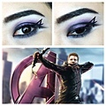 avengers inspired makeup hawkeye.jpg