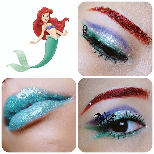 Disney makeup the little mermaid