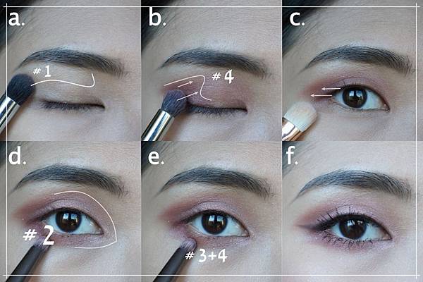 excel 眼影CS03 暮靄玫瑰 eyelook2 steps.jpg