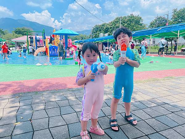 ★嘉義●竹崎＊竹崎親水公園＊夏日限定免費玩水景點，有大水桶、