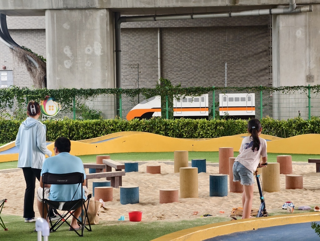 ★彰化親子景點推薦★田中滑步車公園,隱藏在高鐵橋下放電秘境, ★彰化親子景點推薦★田中滑步車公園,隱藏在高鐵橋下放電秘境,