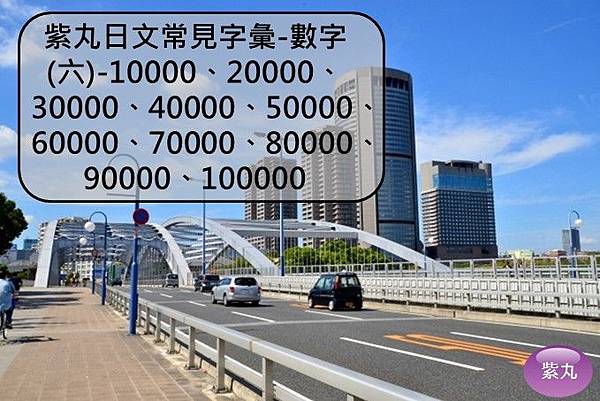 紫丸日文紫丸日文常見字彙-數字(六)-10000、20000、30000、40000、50000、60000、70000、80000、90000、100000 的日文封面