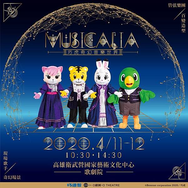 巧虎奇幻音樂世界《MUSICALIA》海報