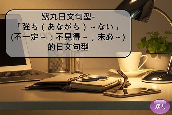 紫丸日文強ち（あながち）～ない封面