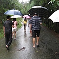 雨中登山