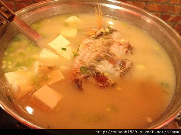 味噌魚湯，不知名的魚
