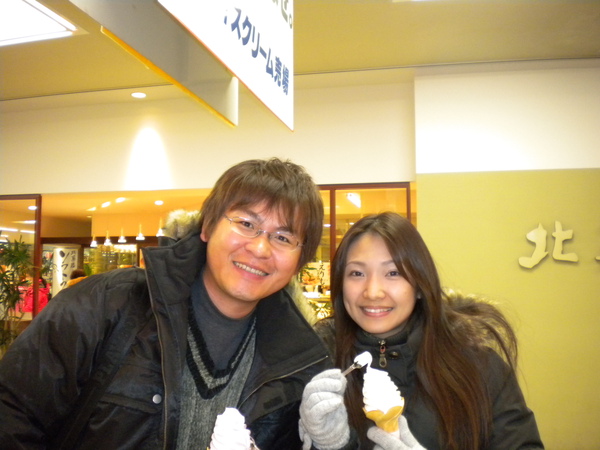 去北海道真的吃冰淇淋會吃上癮~因為真的太好吃啦~~~