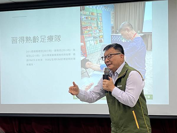 芥菜種會執行長李肇家邀請各界企業共同響應芥菜種ESG行動，透過習得品牌托住社區需要者，創作更多工作機會。（芥菜種會提供）.jpg