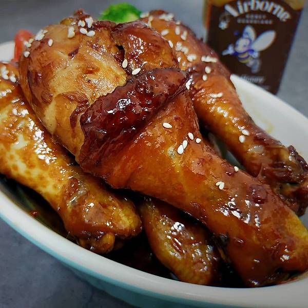 蜜汁雞腿|蜂蜜橙汁燒雞腿作法食譜