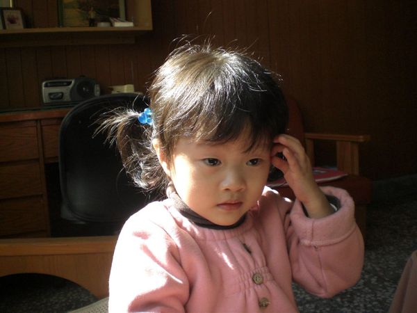 不過我還滿喜歡這個髮色的啦~ 呵呵~~