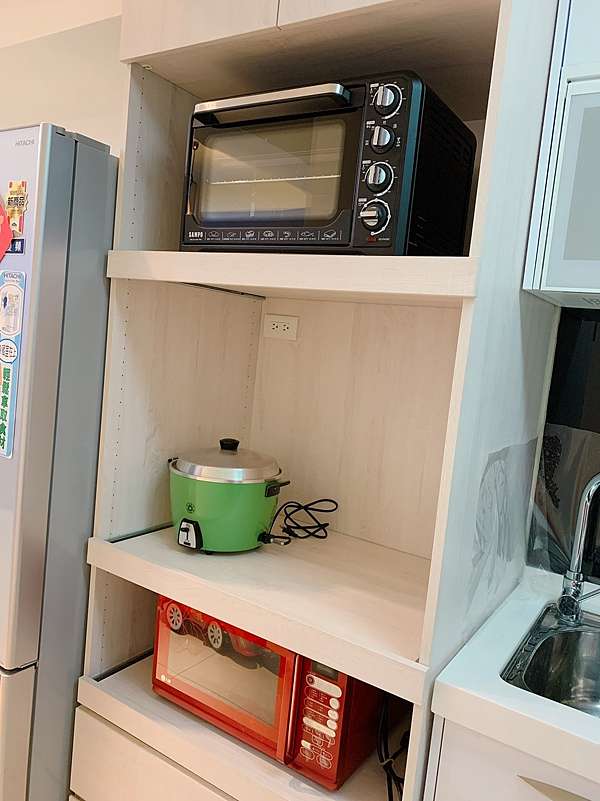 施工閒聊筆記 沐寓設計系統傢俱推薦 一 廚房加寬板電器櫃系統櫃 苗栗沐寓室內設計 痞客邦