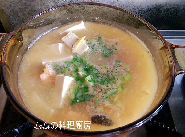 2015-10-04 鮭魚豆腐味噌湯3