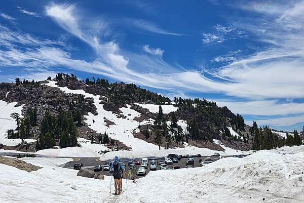 穿短袖也能舒服玩雪 @ Lassen 火山國家公園