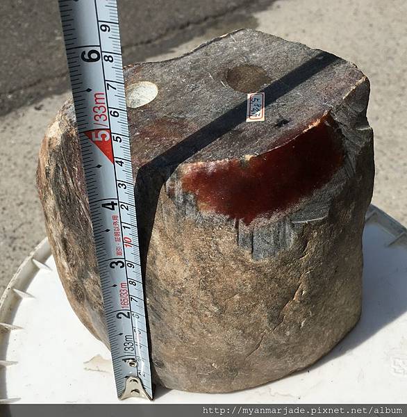 紅皮翡翠玉石原礦五點八公斤一顆 (15).JPG