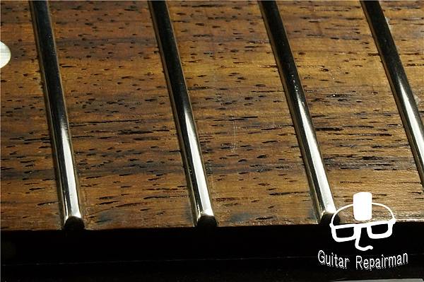 【Gibson】{Fret leveling}{更換牛骨上枕